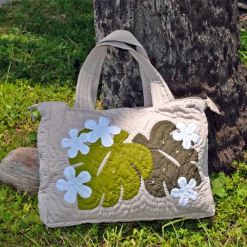 Nui Bag - Monstera Plumeria 2 Nui Bag - Monstera Plumeria 2